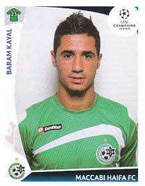 Baram Kayal Maccabi Haifa samolepka UEFA Champions League 2009/10 #65